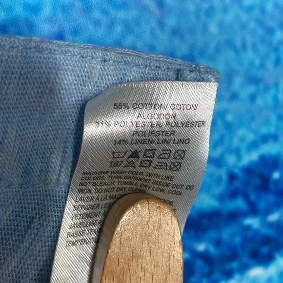 Lucky Brand Men’s Casual Button Down Shirt Blue Medium - Picture 7 of 8